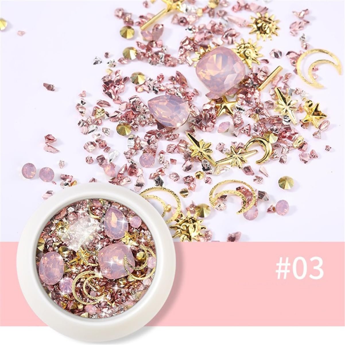 Набір прикрас для нігтів Healvian . для DIY манікюру, підходить для жінок і дівчат для творчого дизайну нігтів, фото №4