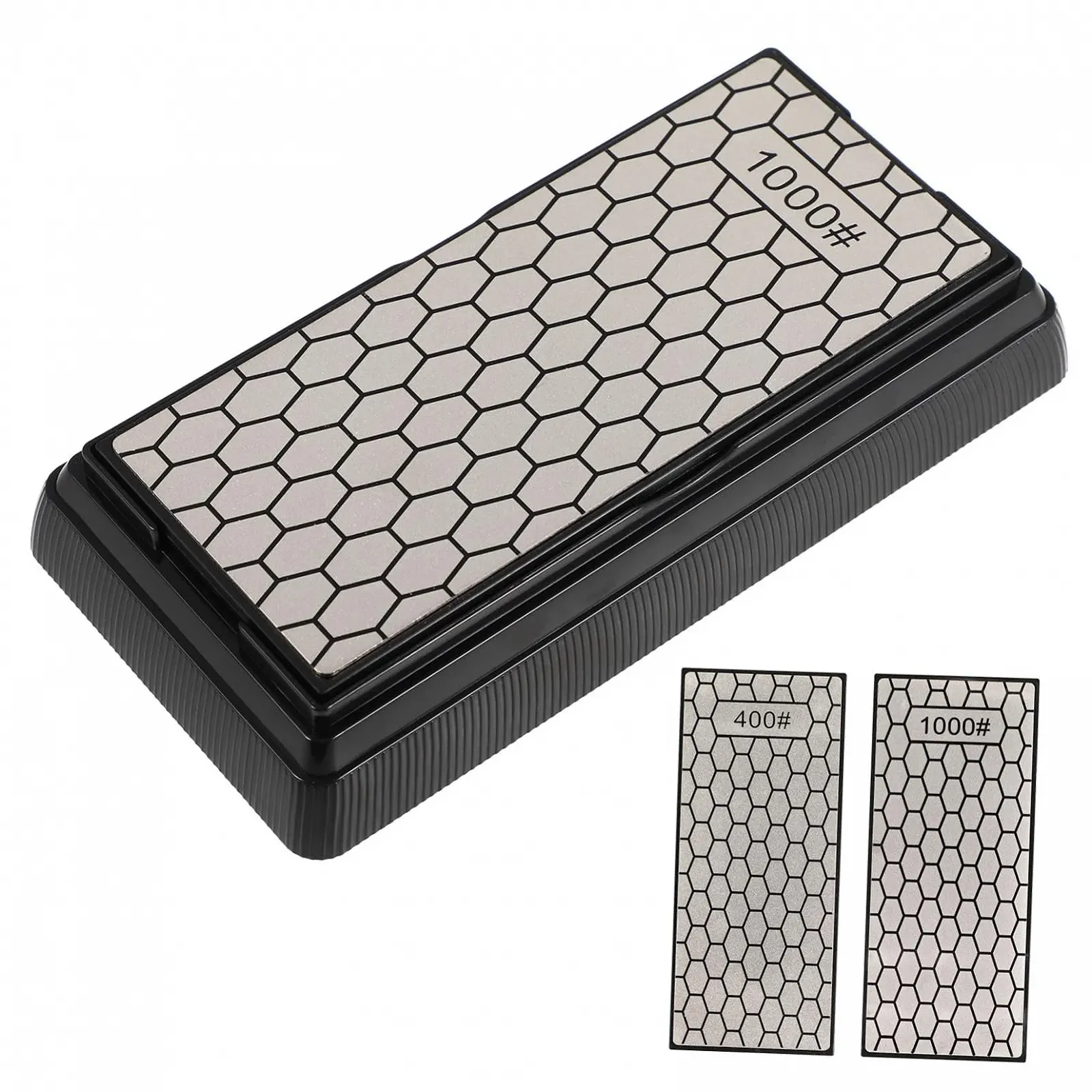 Точилка для ножів алмазна двостороння з протиковзкою основою, фото №1 Точилка для ножів алмазна двостороння з протиковзкою основою, фото №1