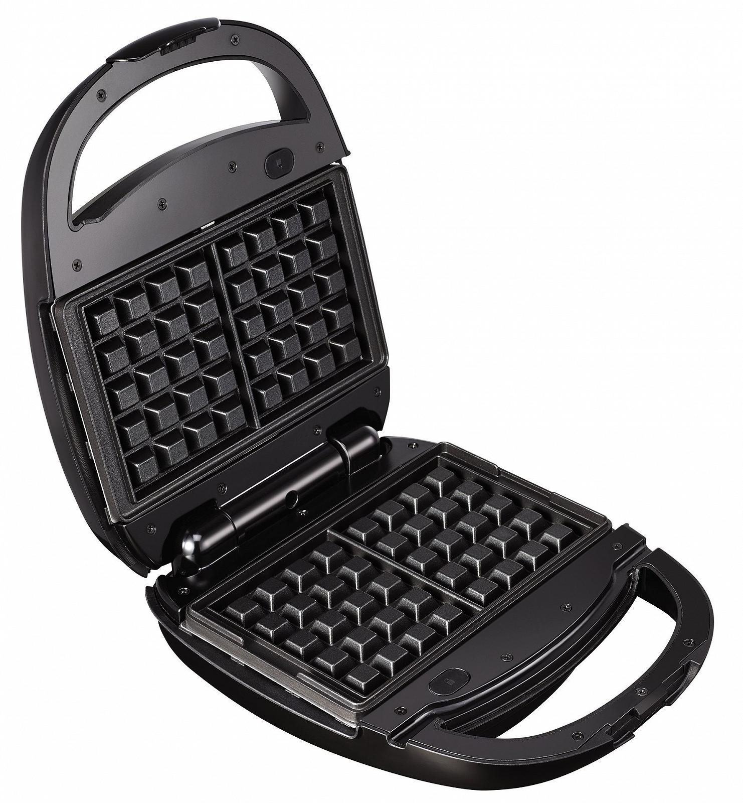 Бутербродниця Tefal Snack Time SW341B / 700 Вт / антипригарне покриття / Сірий-чорний, фото №3