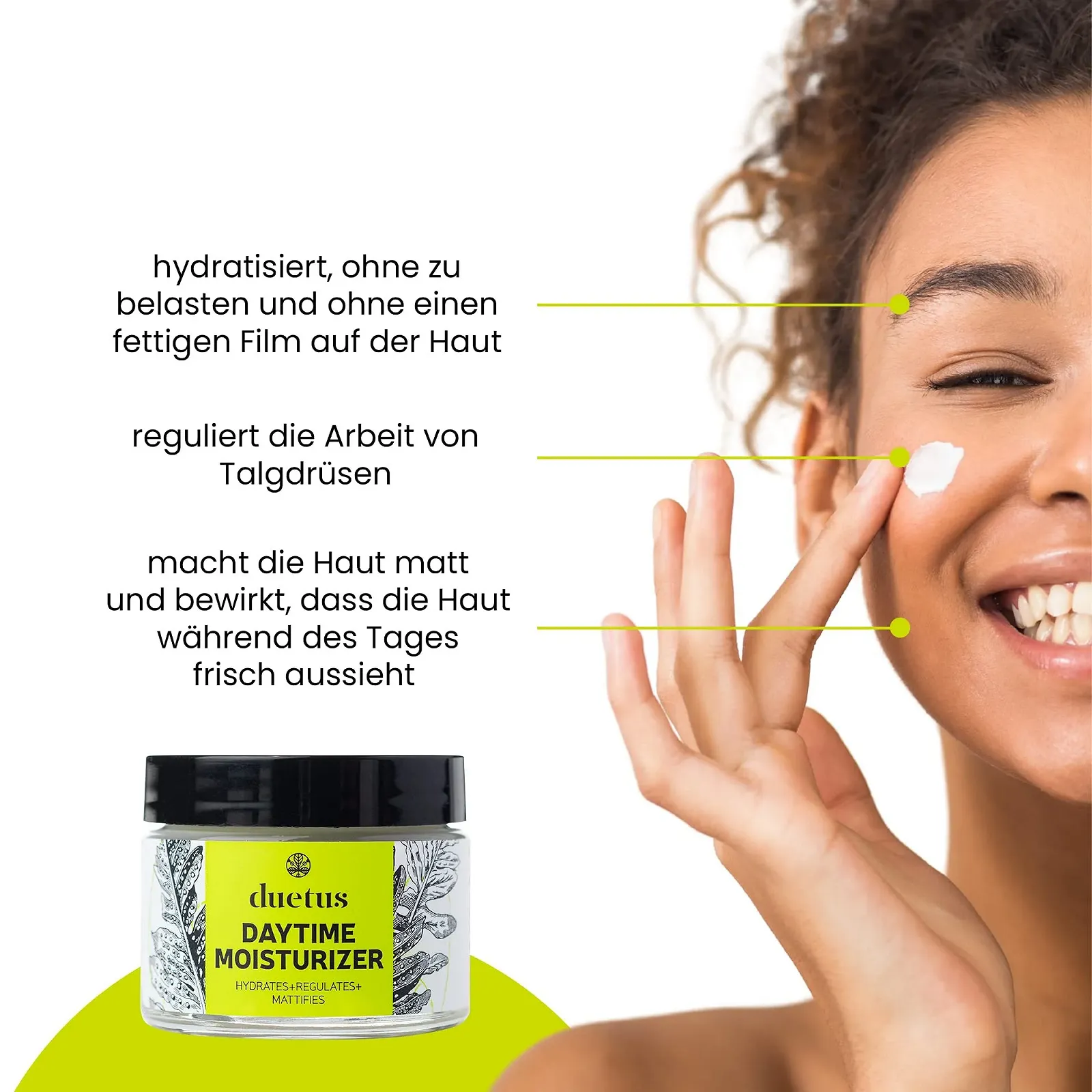 Денний крем Duetus Vegan Natural Cosmetics 50 мл, фото №2 Денний крем Duetus Vegan Natural Cosmetics 50 мл, фото №2