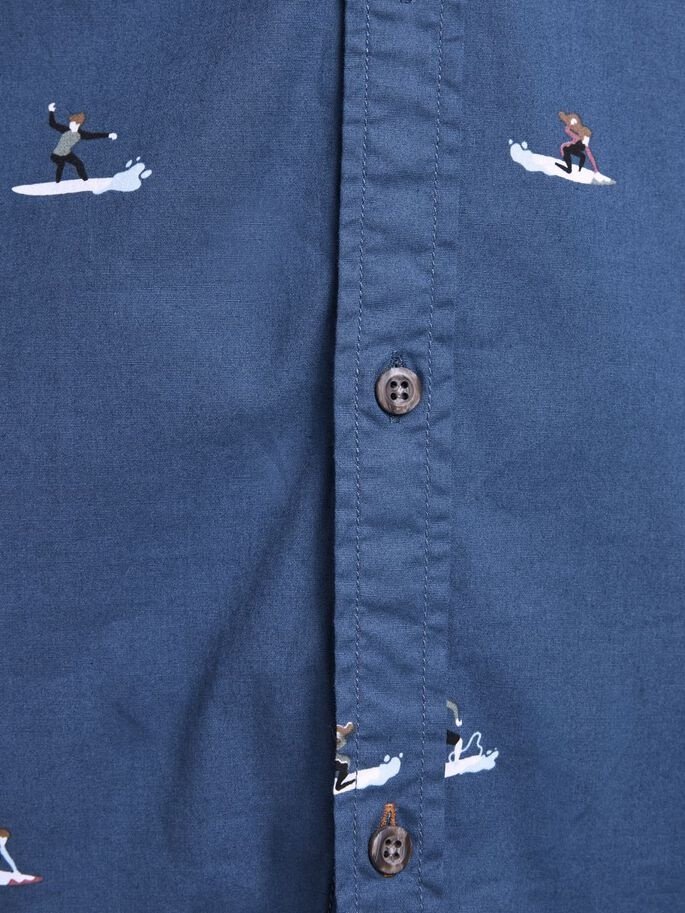 Рубашка Jack&Jones SS 12187953 Ensign Blue L, фото №4