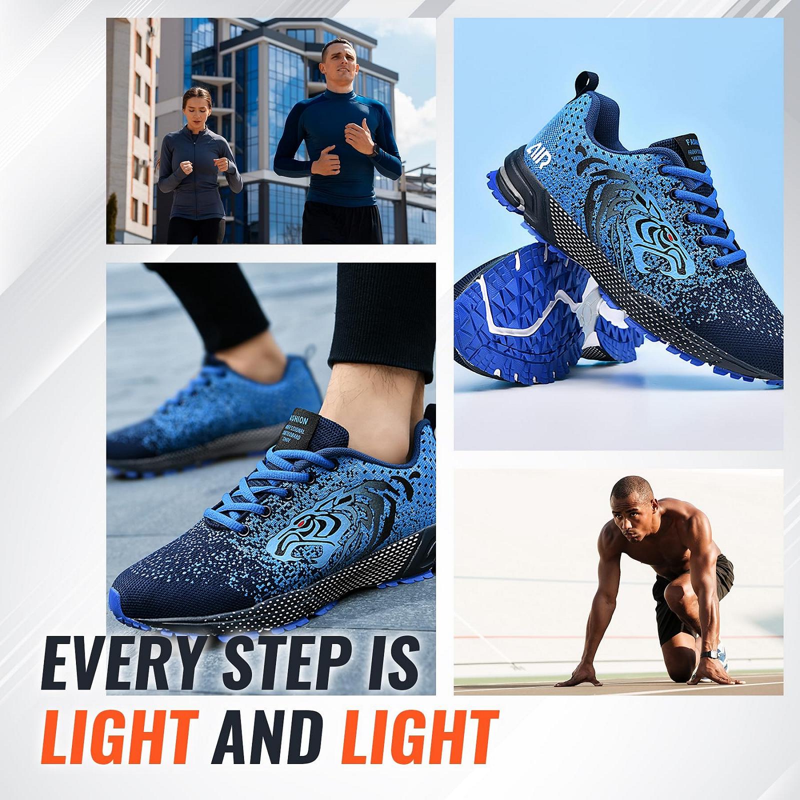 Кросівки ASHION Чоловічі Спортивні Бігові Легкі Дихаючі, фото №7 Кросівки ASHION Чоловічі Спортивні Бігові Легкі Дихаючі, фото №7