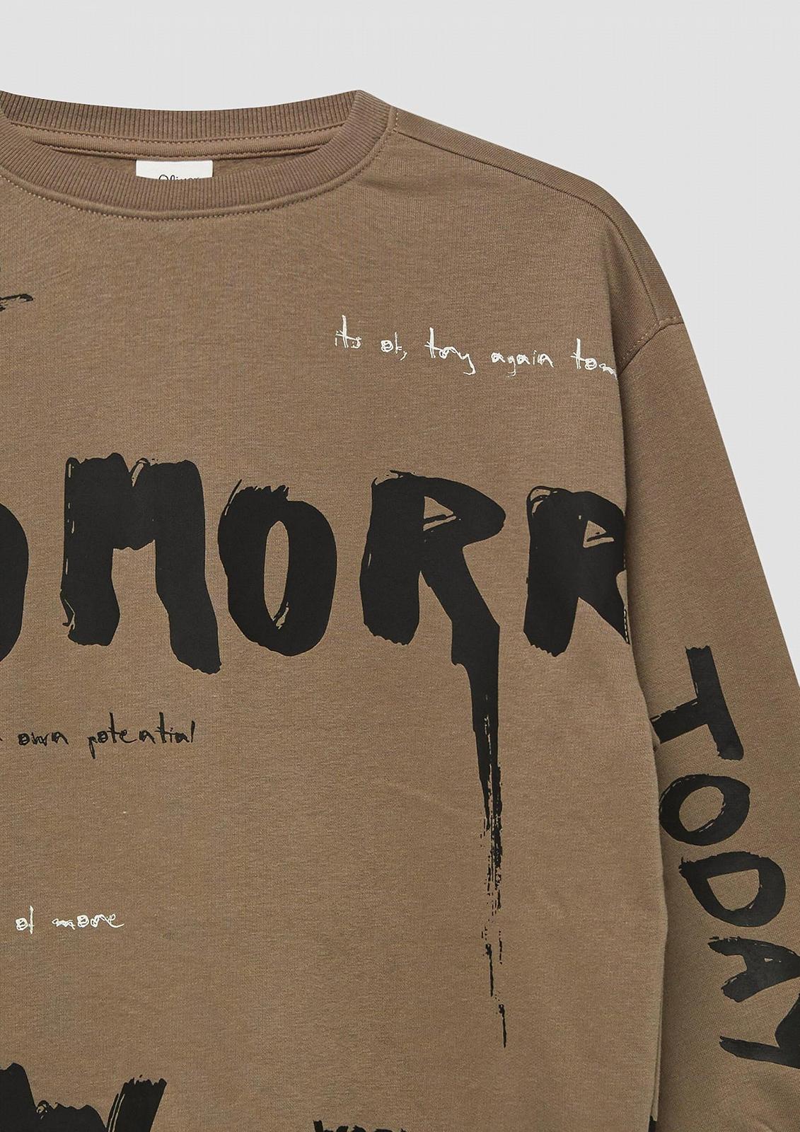 Свитшот s.Oliver Oversized с принтом по всей поверхности, фото №4