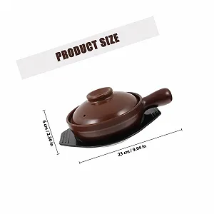 Каструля для супу керамічна термостійка з ручкою та підставкою рівномірне нагрівання synthetic.ua - Фото 1