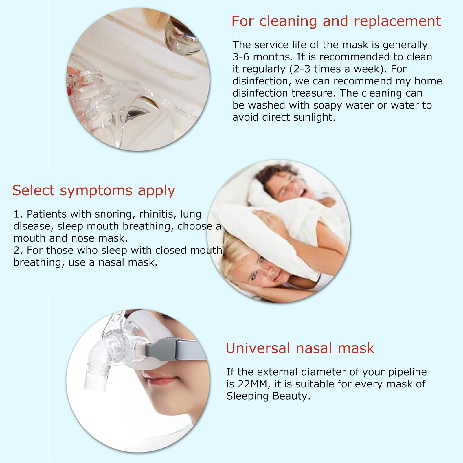 Маска для сну Повністю Закриває Обличчя Універсальна, Розмір L, фото №5 Маска для сну Повністю Закриває Обличчя Універсальна, Розмір L, фото №5