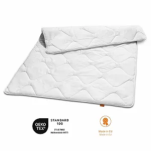 Комплект дитячої постільної білизни sleepling, дитяча подушка 40 x 60 см + ковдра 100 x 135 см, всесезонна ковдра, мікрофібра synthetic.ua - Фото 1