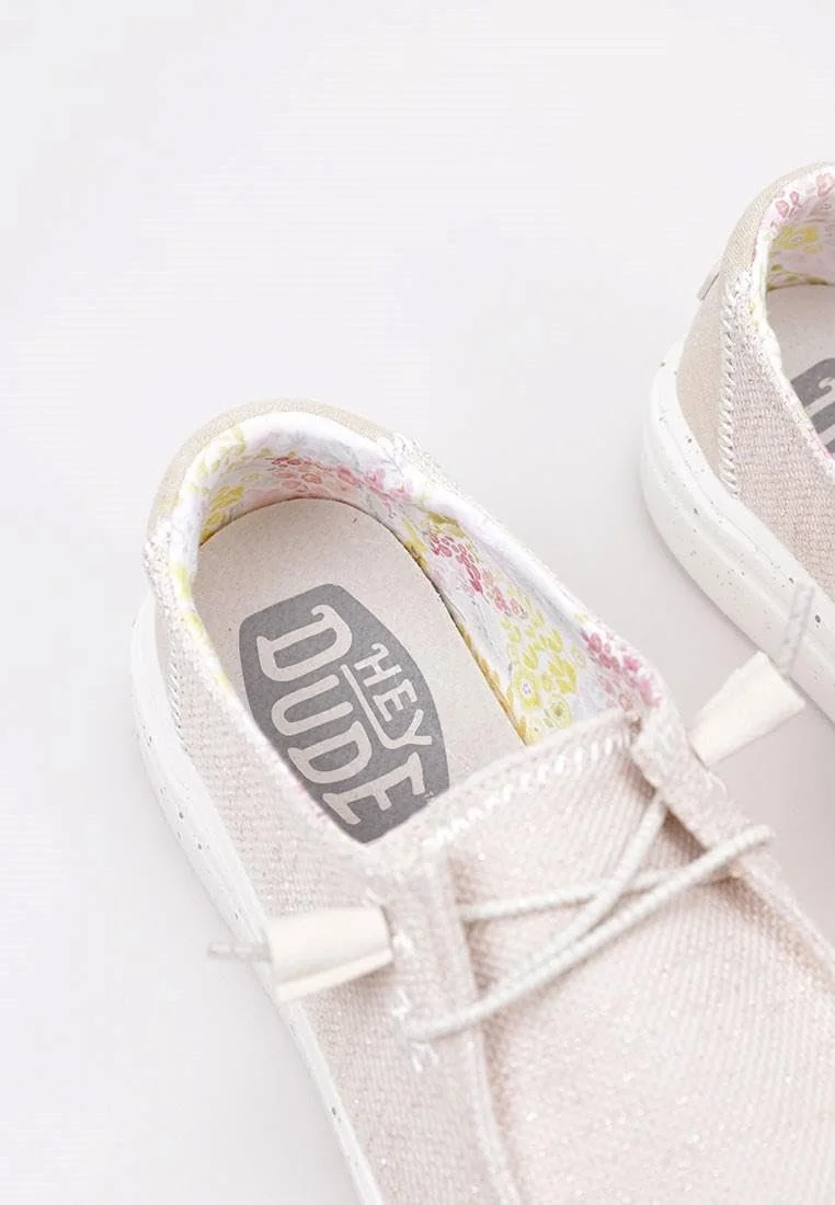 Кеди Hey Dude Wendy Glitter Moc Toe Жіночі, фото №5