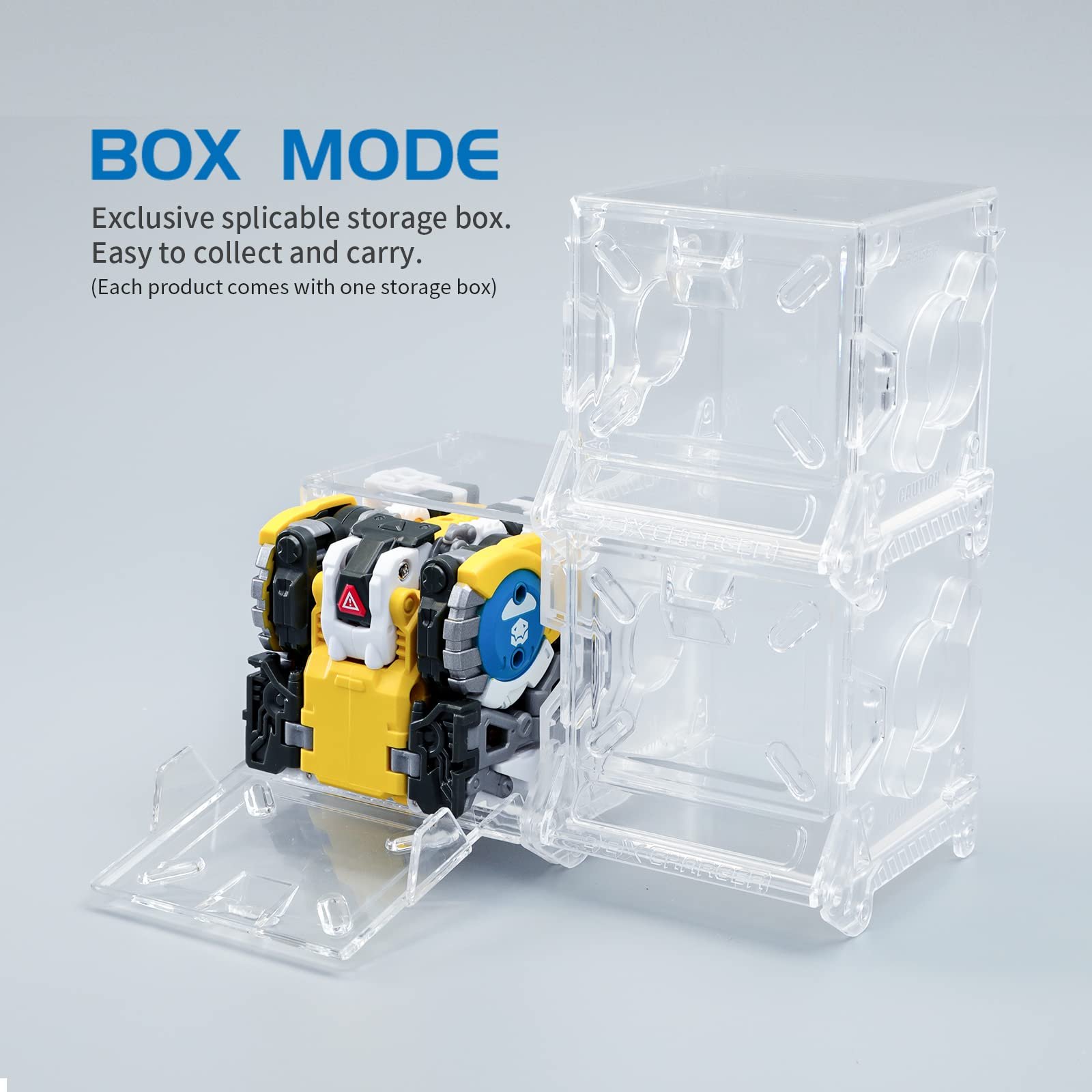 Фигурка-трансформер 52TOYS Beastbox Megadio Series, разноцветная, фото №5