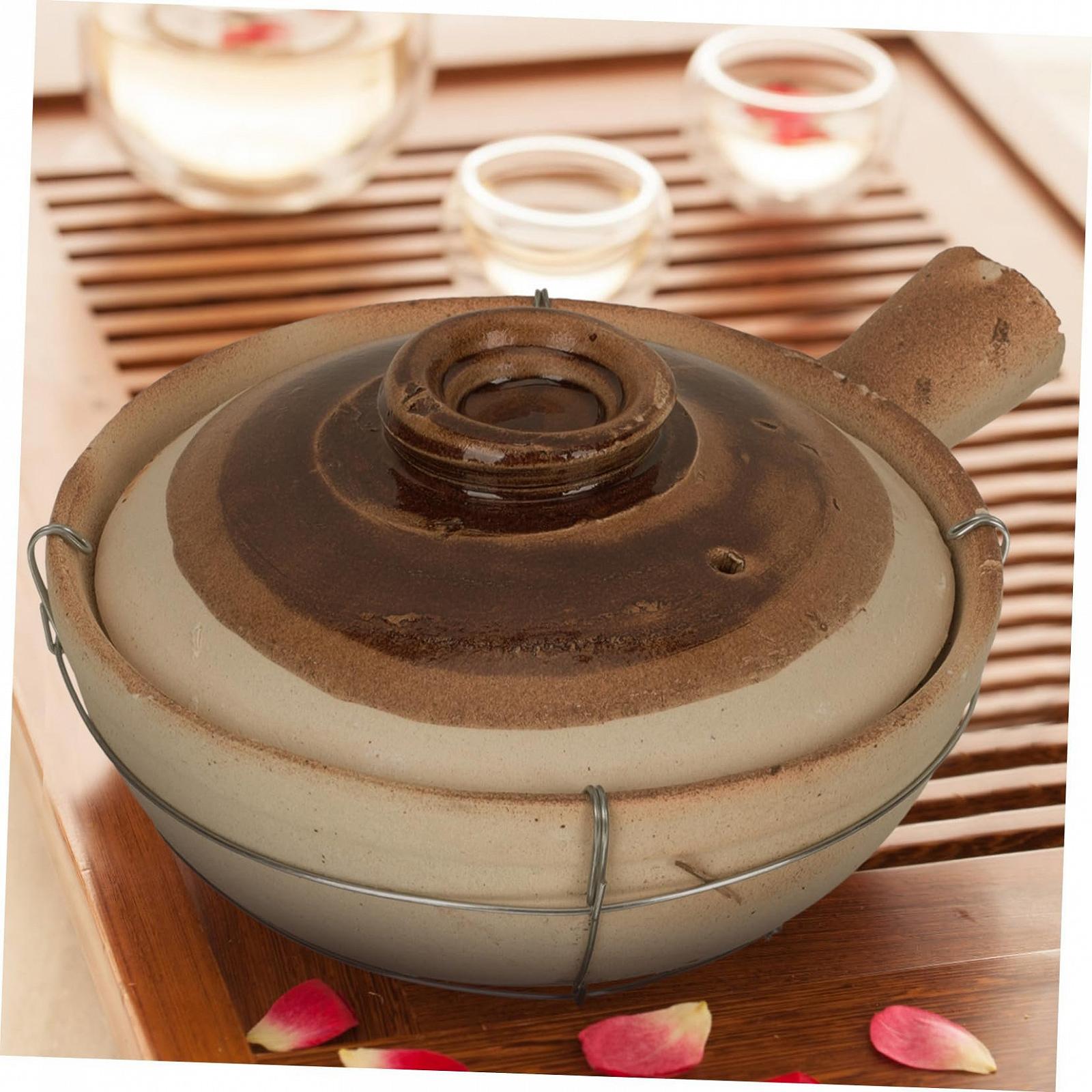 Кастрюля керамическая С ручкой Термостойкая, фото №5