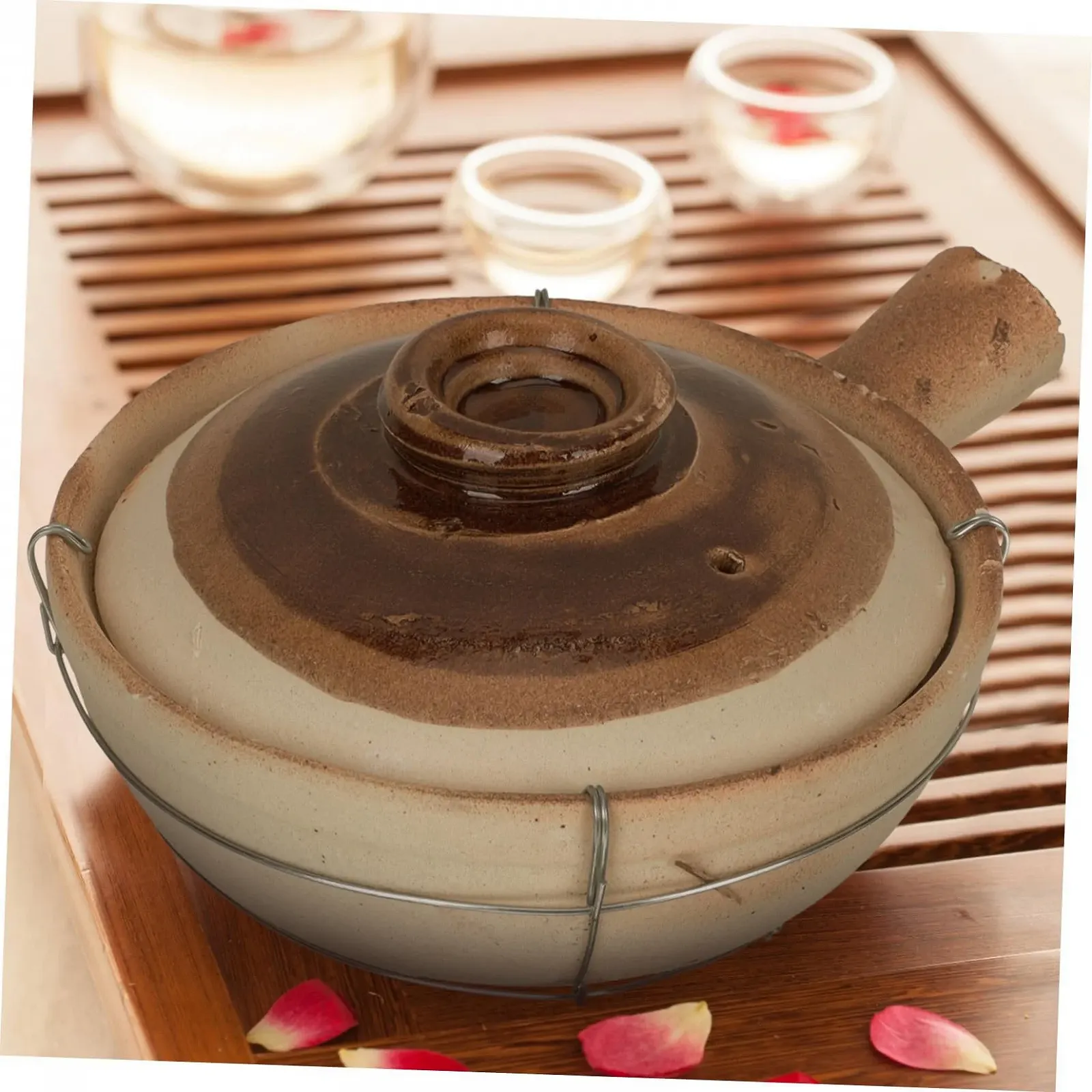 Кастрюля керамическая С ручкой Термостойкая, фото №5