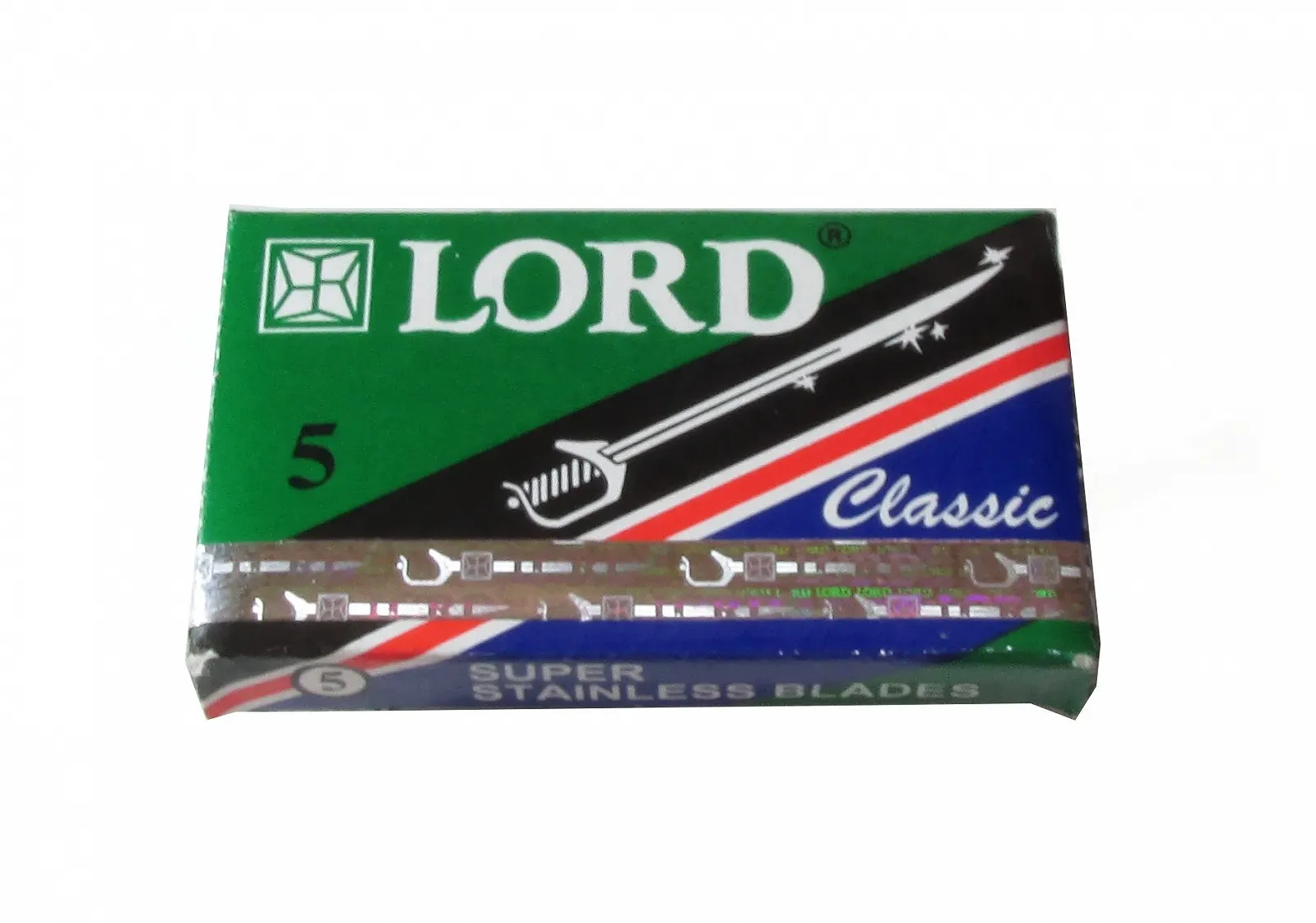 Лезвия для бритья Lord Classic Super Stainless 100 шт., фото №2 Лезвия для бритья Lord Classic Super Stainless 100 шт., фото №2