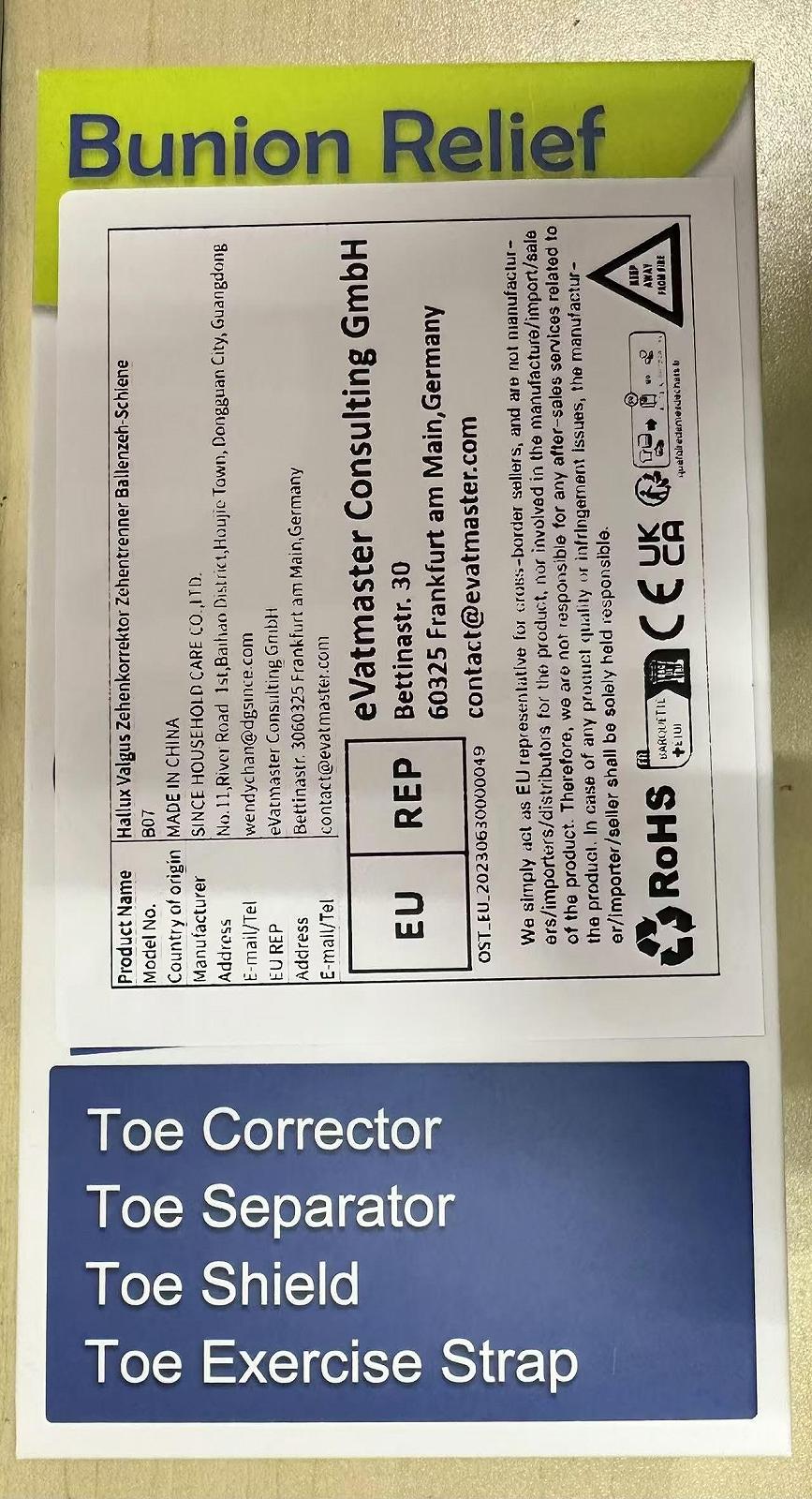 Разделитель для большого пальца Hallux Valgus, разделитель для пальцев ног, шина для бурси, фото №2 Разделитель для большого пальца Hallux Valgus, разделитель для пальцев ног, шина для бурси, фото №2