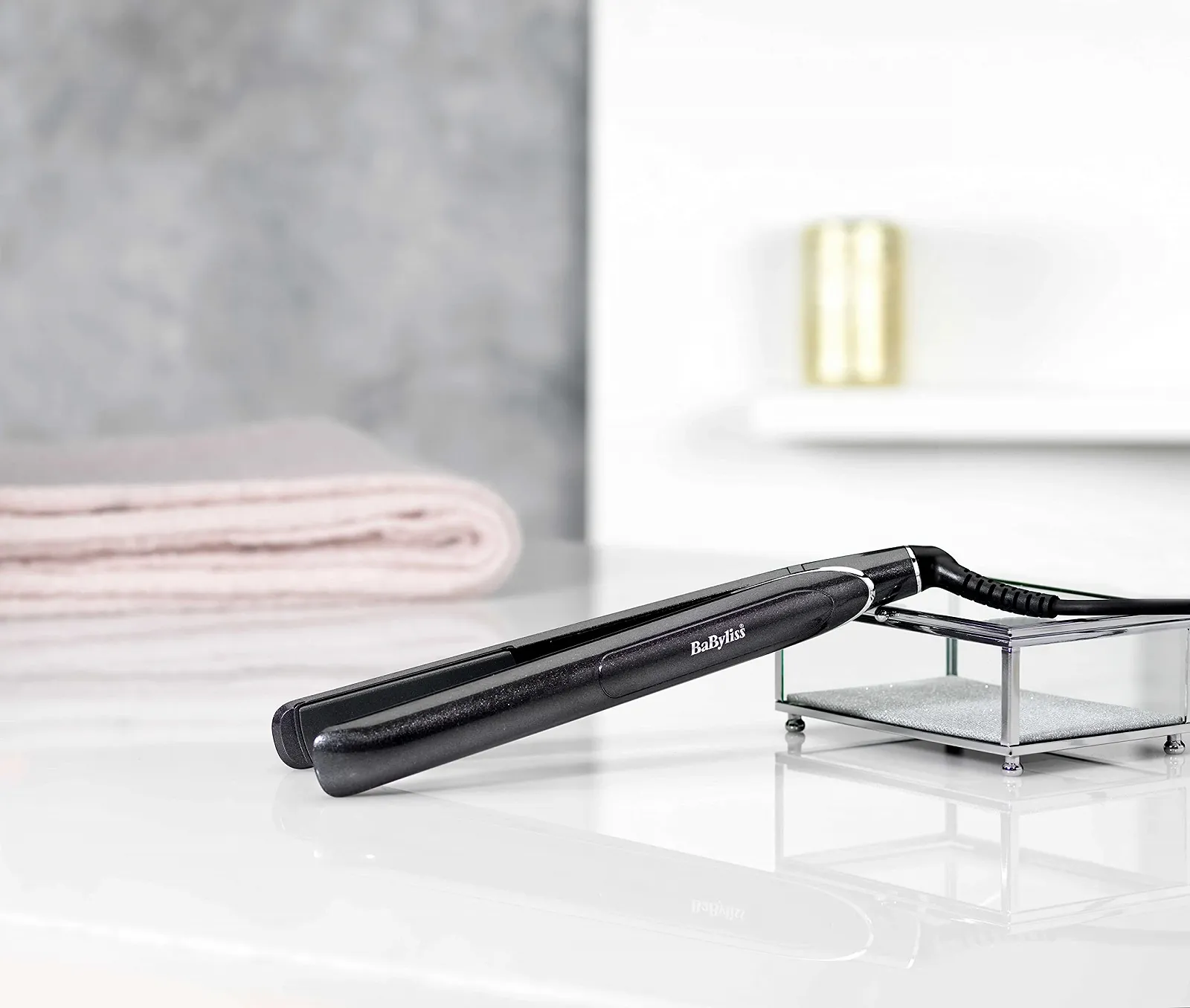 Выпрямитель для волос BaByliss Platinum Diamond 235 антрацит, фото №2