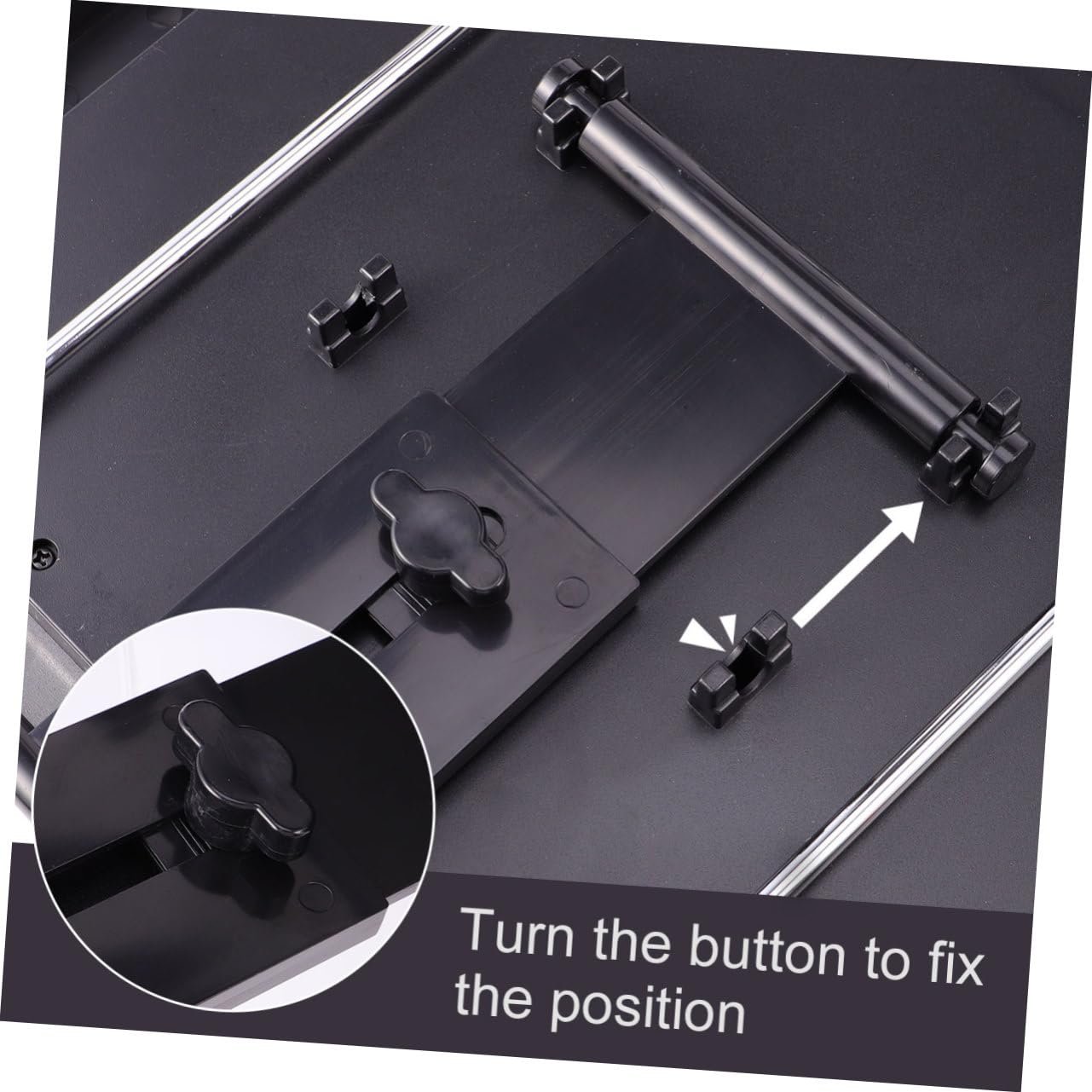 Автомобильный столик с выдвижным ящиком PC пластиковая рама прочный держатель для напитков отделение для планшета портативный органайзер для использования в автомобиле, фото №3