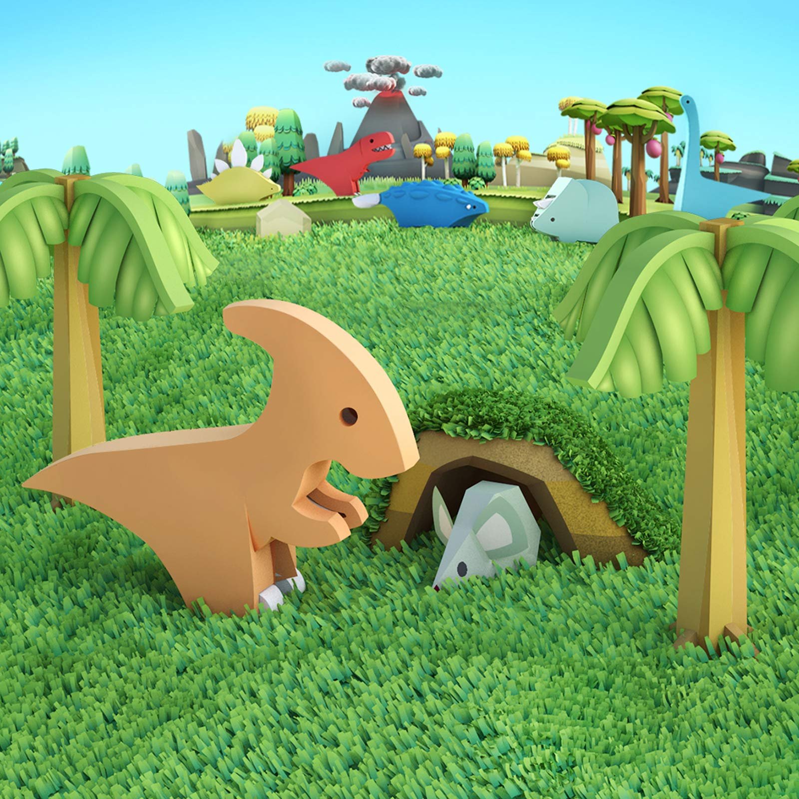 3D-пазл HALFTOYS Para Dinosaur магнітний, фото №5