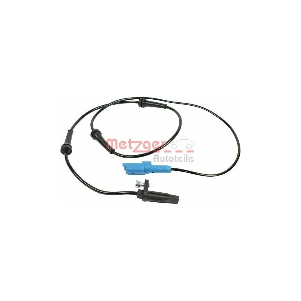 Датчик частоты вращения колеса METZGER 0900235 GREENPARTS для CITROËN/PEUGEOT, передняя ось, фото №1