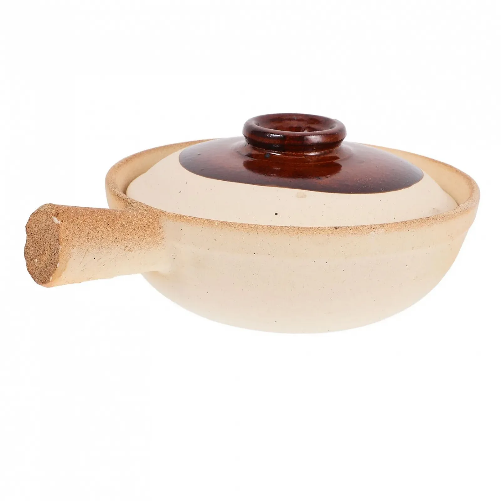 Горщик керамічний теракотовий з кришкою для запікання індивідуальний, фото №1