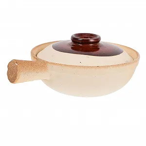 Горшок керамический терракотовый с крышкой для запекания индивидуальный - Фото 1