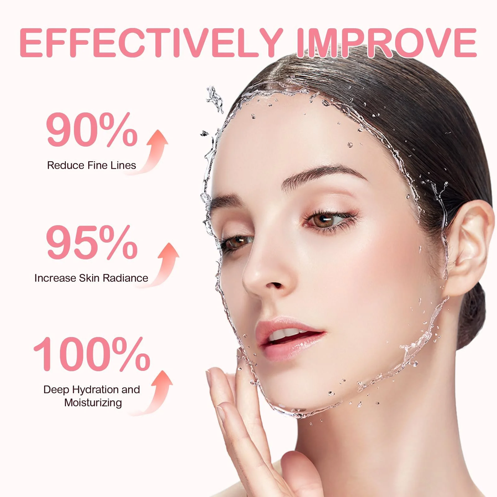 Маска з колагеном Organic, нічна, для обличчя, глибоке зволоження, підвищення пружності (4 шт в упаковці), фото №5