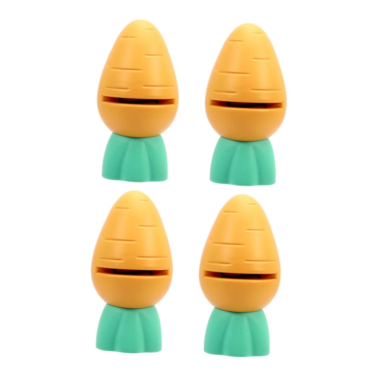 Точилка для ножей VALICLUD набор 4 шт. мини в форме моркови эргономичная нековзная, фото №1