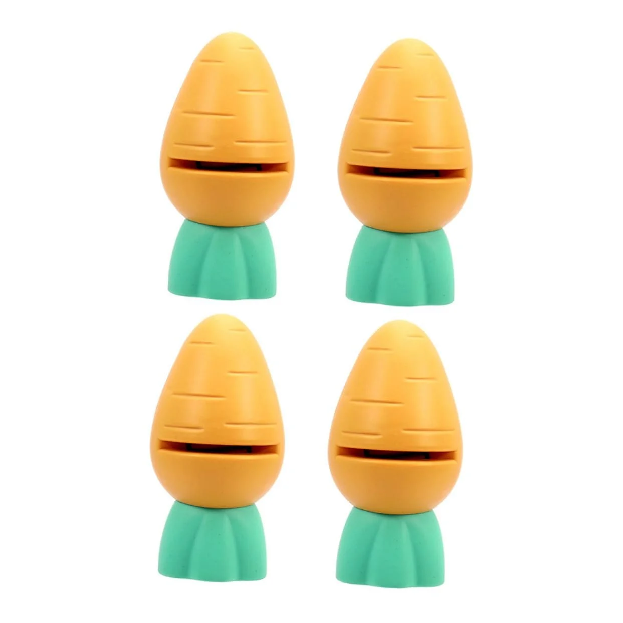 Точилка для ножів VALICLUD набір 4 шт. міні у формі моркви ергономічна нековзна, фото №1