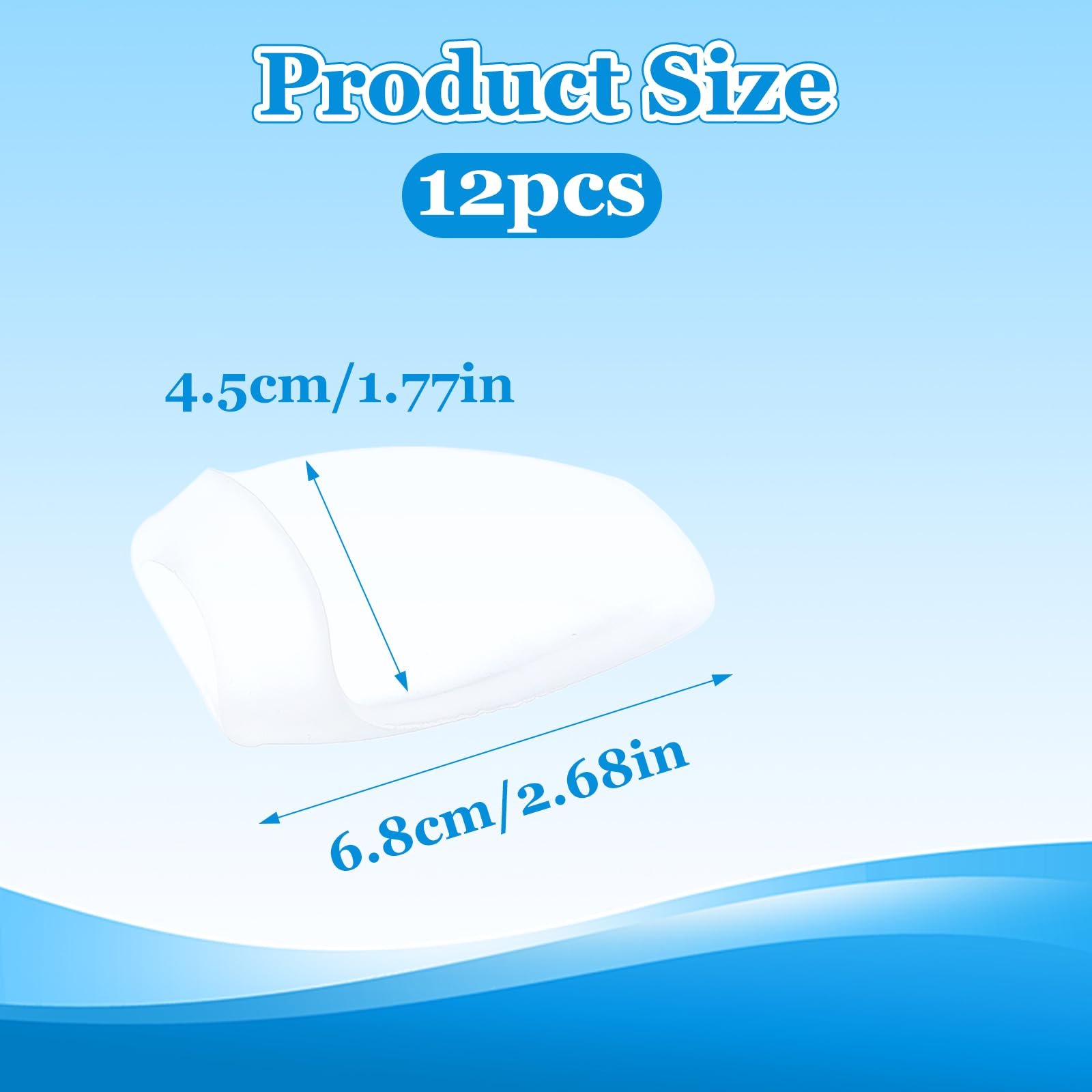 Гелеві подушечки для стоп TIESOME, 12 шт., фото №2 Гелеві подушечки для стоп TIESOME, 12 шт., фото №2