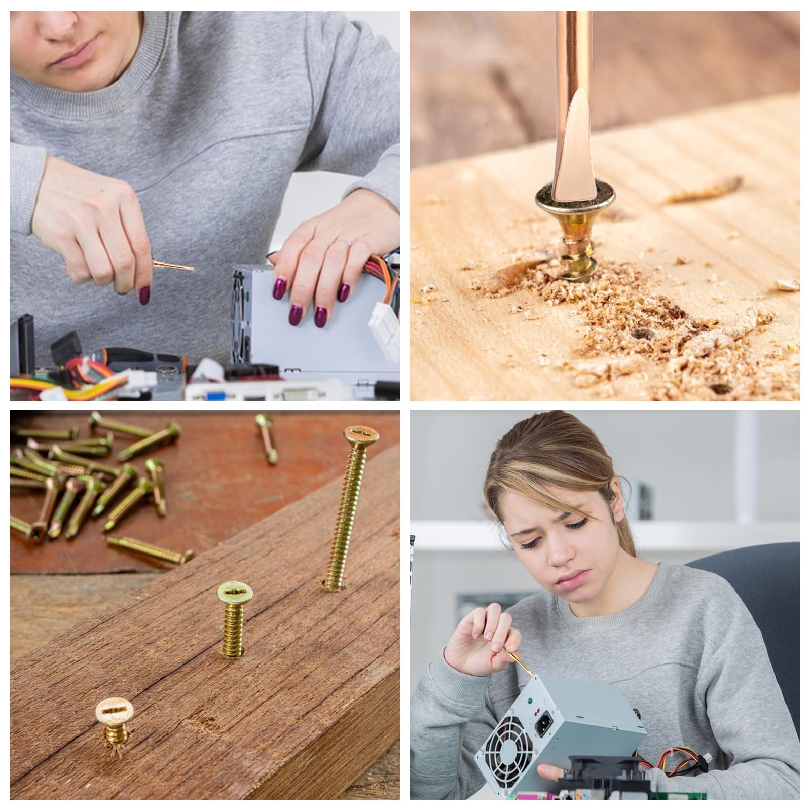 Набір Викруток Mini Bracelet Repair Bangle Gold/Rose Gold, фото №7 Набір Викруток Mini Bracelet Repair Bangle Gold/Rose Gold, фото №7