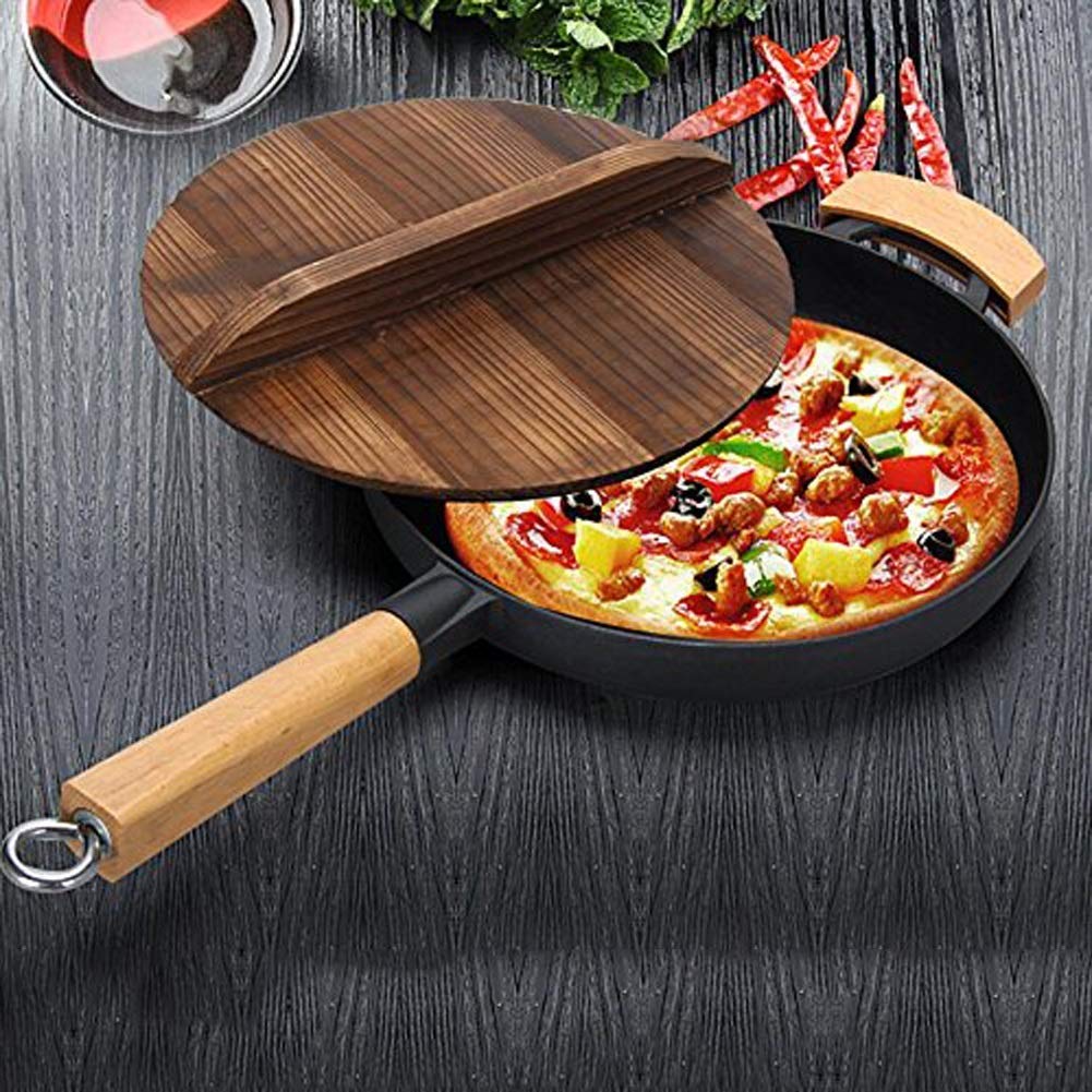 Сковорода Räuchertopf Доса Dicker Unbeschichtete Pfannkuchen Spiegelei Gebрatenes Steaktopf Метал Utensilien Коchtopf безпечною Кришка, фото №3