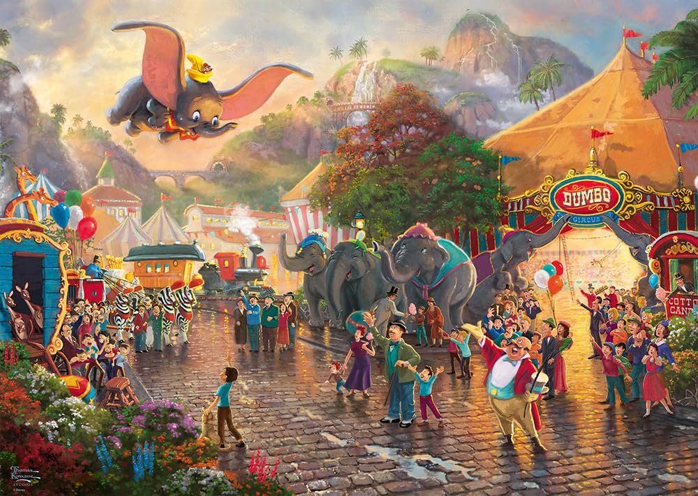 Пазл Schmidt Spiele Thomas Kinkade Disney Dumbo 59939 1000 деталей, фото №1 Пазл Schmidt Spiele Thomas Kinkade Disney Dumbo 59939 1000 деталей, фото №1
