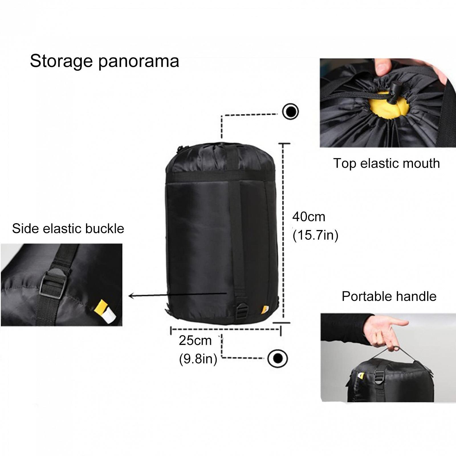 Спальный мешок MYVVKIA для взрослых для пеших походов, на улице, в помещении, путешествий, фото №7