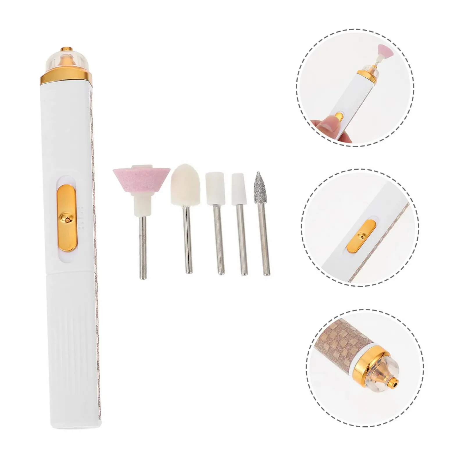 Электрический набор для маникюра и педикюра Healvian, портативная машинка, фото №2