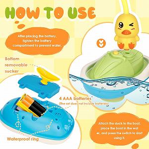 Набір іграшок для ванни "Качка" synthetic.ua - Фото 1