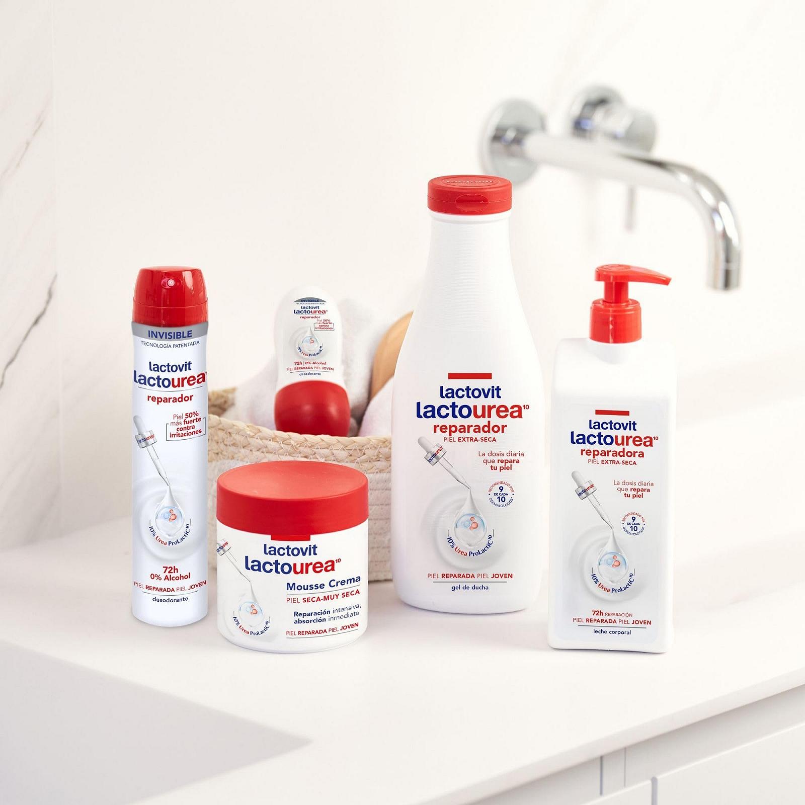 Гель для душа Lactovit Lactourea Repairing Восстанавливающий Увлажняющий, фото №4 Гель для душа Lactovit Lactourea Repairing Восстанавливающий Увлажняющий, фото №4