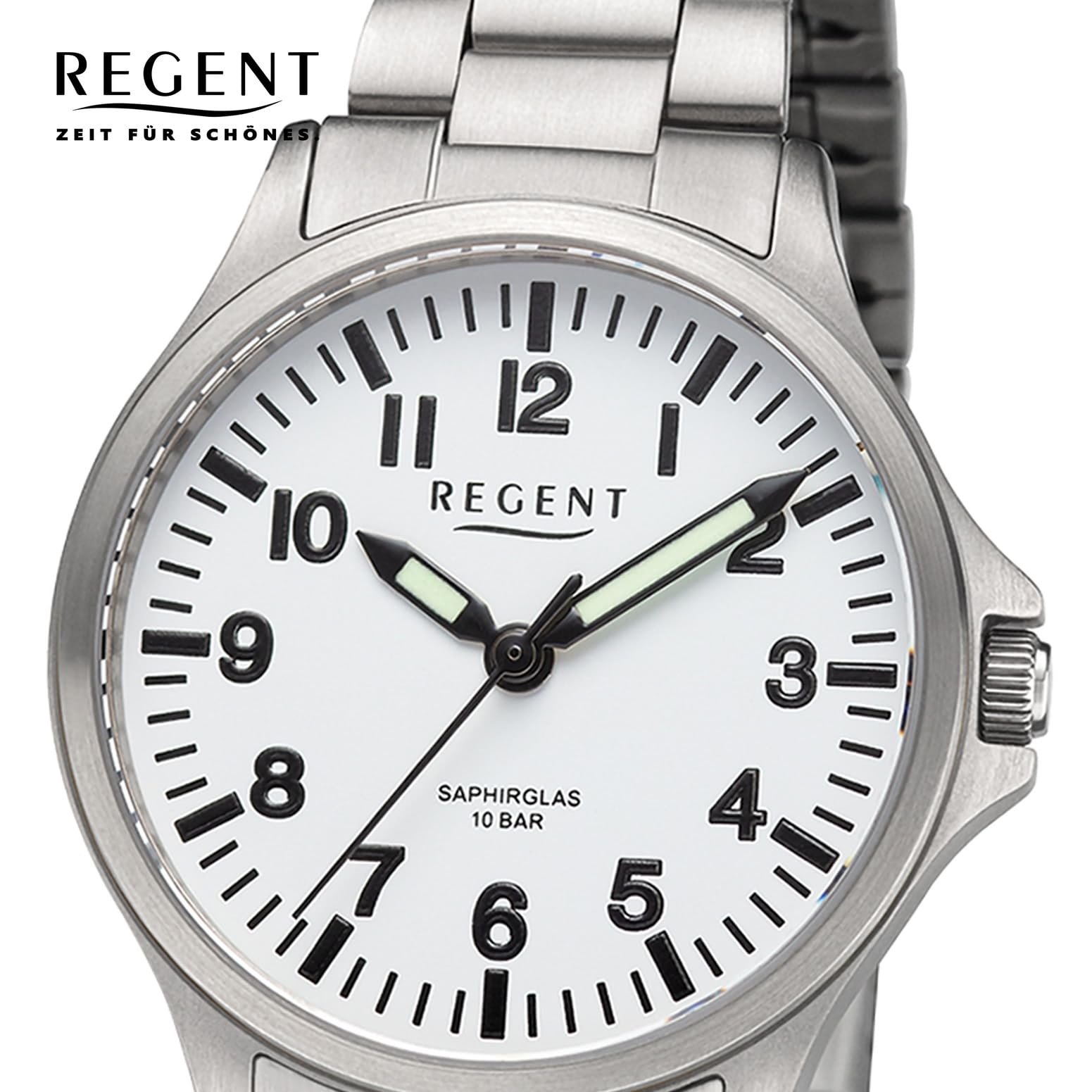 Женские часы Титан REGENT 3287.90.99 32 мм Аналоговые Белые, фото №2