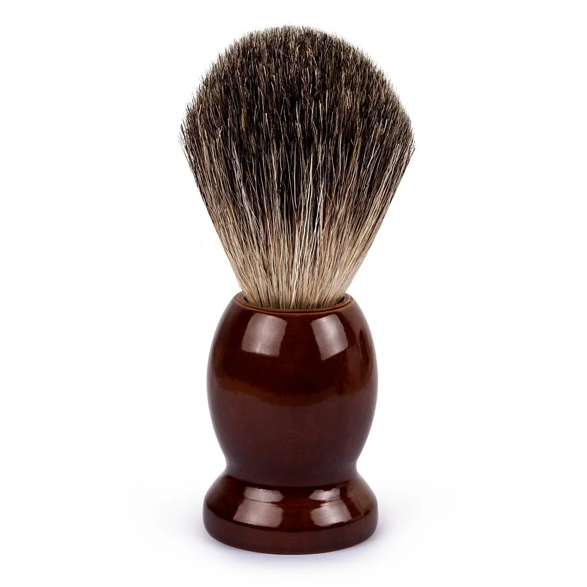 Помазок для бритья QSHAVE Pure Badger Hair ручной работы, дерево, фото №2