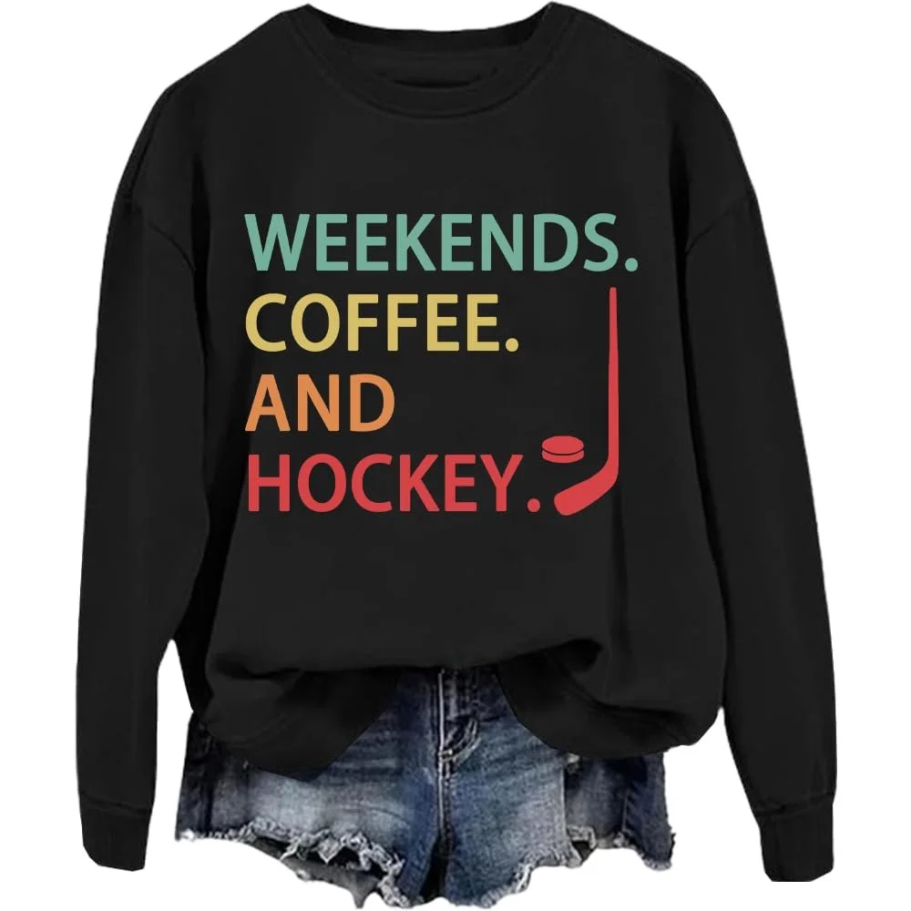 Світшот Weekends Coffee and Hockey Unisex, фото №1