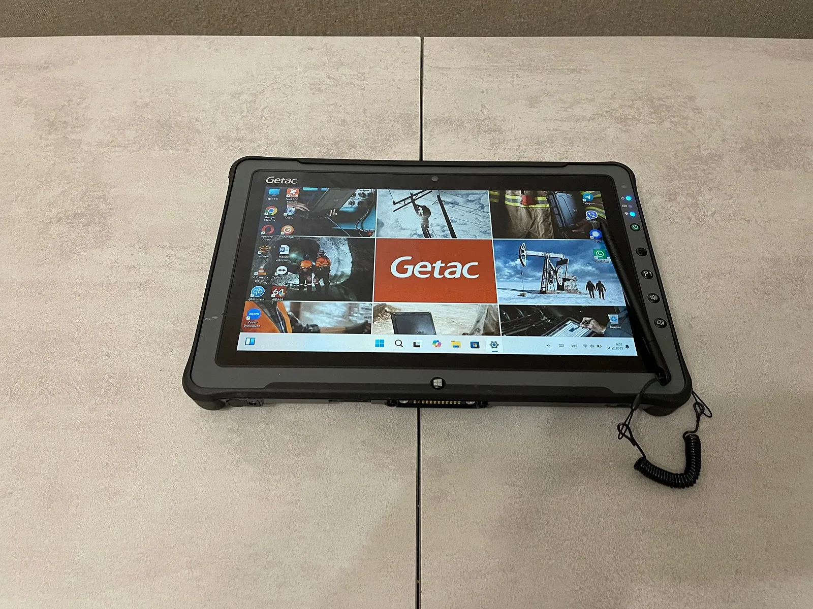 Захищений планшет Getac F110 G4, 11.6", i5-7200U, 8GB, 512GB SSD, 4G LTE, фото №1