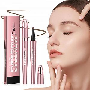 Карандаш для бровей 3D Microblading Four Claws Liquid Waterproof 3D Magic 4 Fork Tips A-Brown - Фото 1