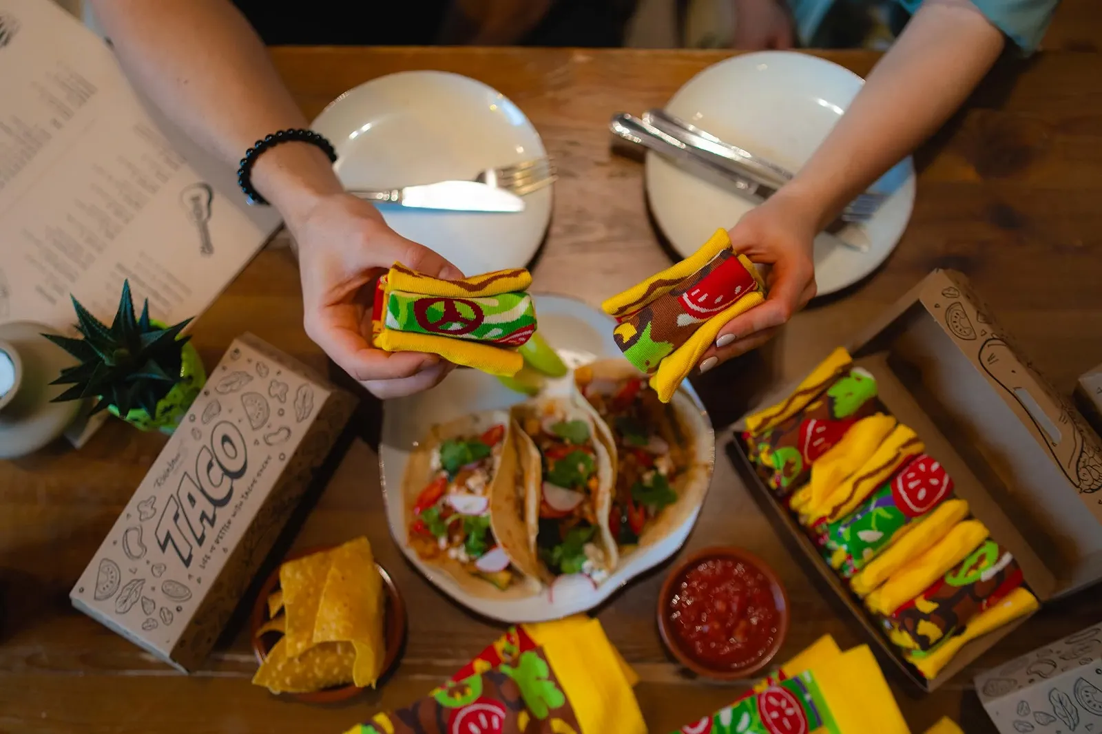 Шкарпетки Rainbow Socks Tacos Box - Жіночі/Чоловічі - 3 пари, фото №7