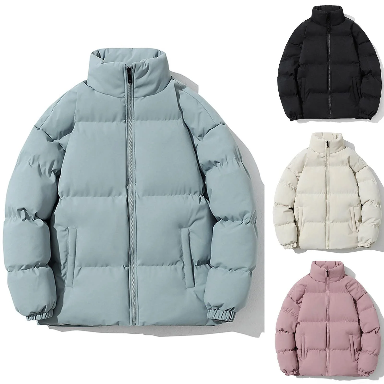 Жіноче пухове пальто Yekdmxop, легка, приталена, зимова, фото №4