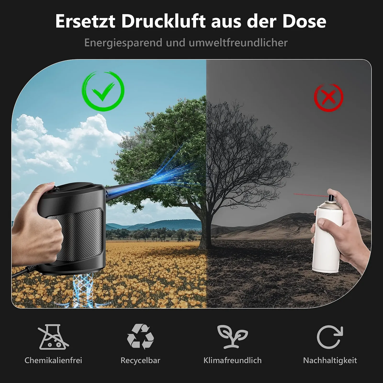 Електрична повітродувка Armour Aesthetics 75 миль/год 550 Вт 770 г, фото №7 Електрична повітродувка Armour Aesthetics 75 миль/год 550 Вт 770 г, фото №7