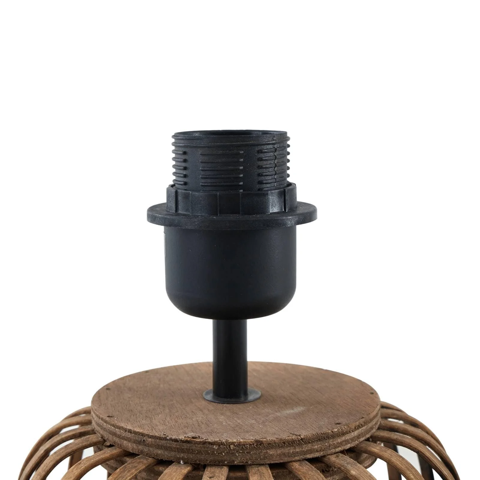 Настільна лампа Lindby Marzanna Country House Vintage Rustic текстиль 1 лампа E27, фото №7