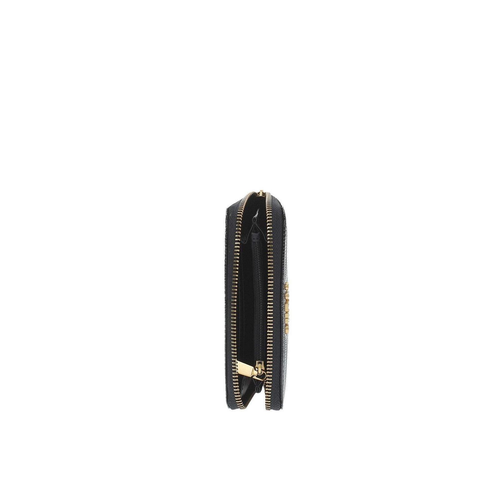 Гаманець GUESS Sibel SLG Medium Zip Around Wallet Black Чорний Класичний, фото №4