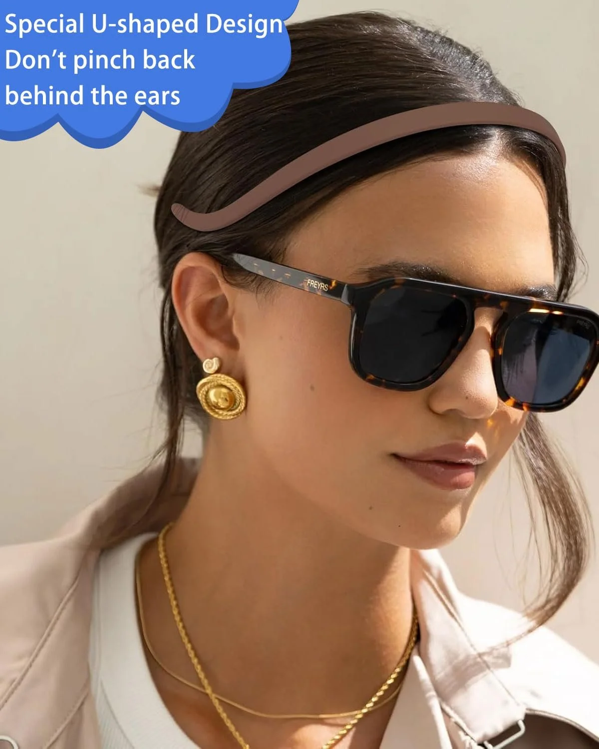 Обруч Зигзаг с зажимами, Тонкий, фото №4