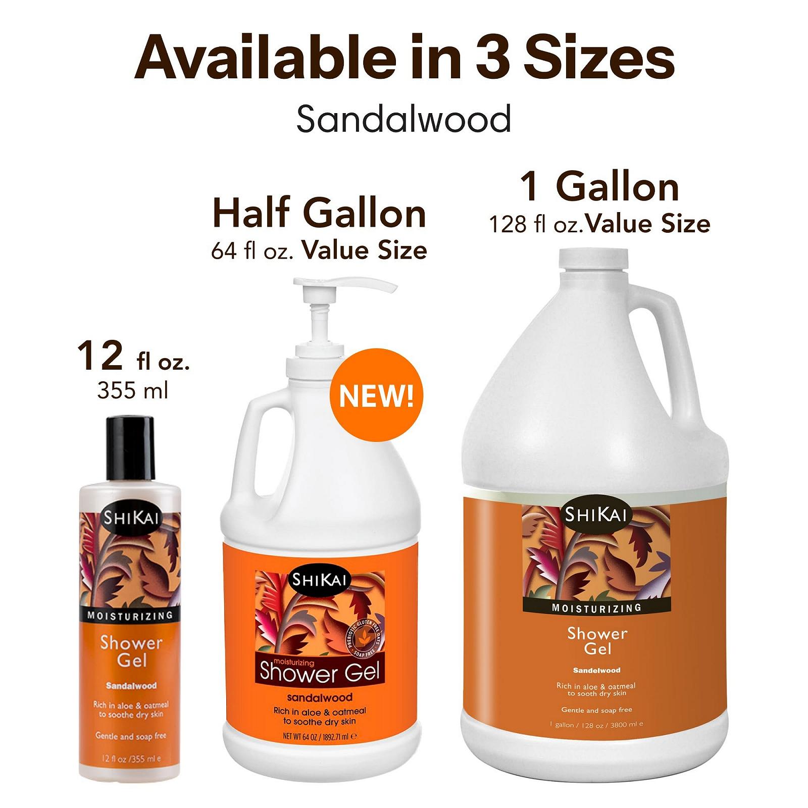 Гель для душу Shikai Sandalwood зволожувальний (3,78 л), фото №4