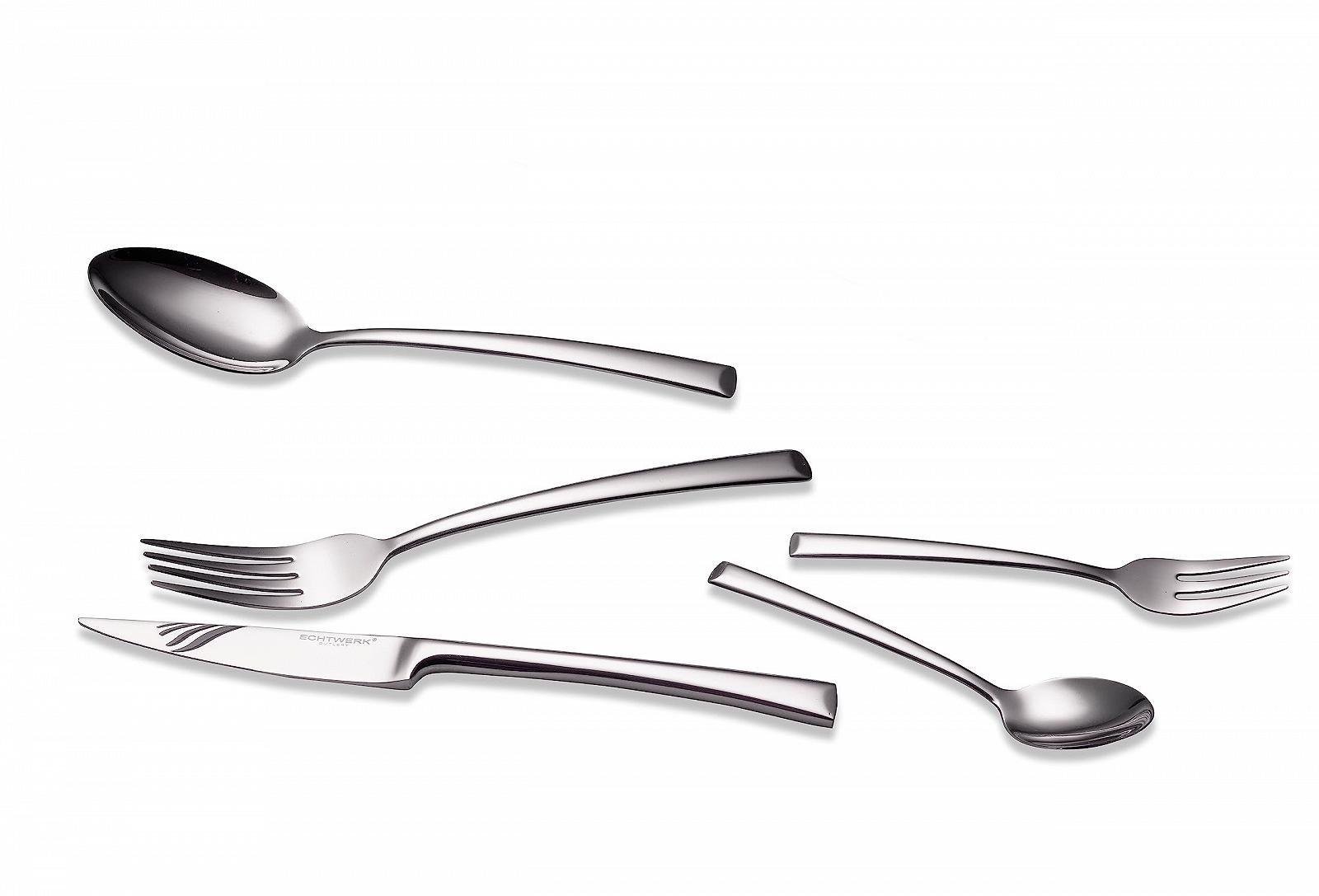 Набор столовых приборов ECHTWERK Avelino 30 предметов Серебряный, фото №2 Набор столовых приборов ECHTWERK Avelino 30 предметов Серебряный, фото №2