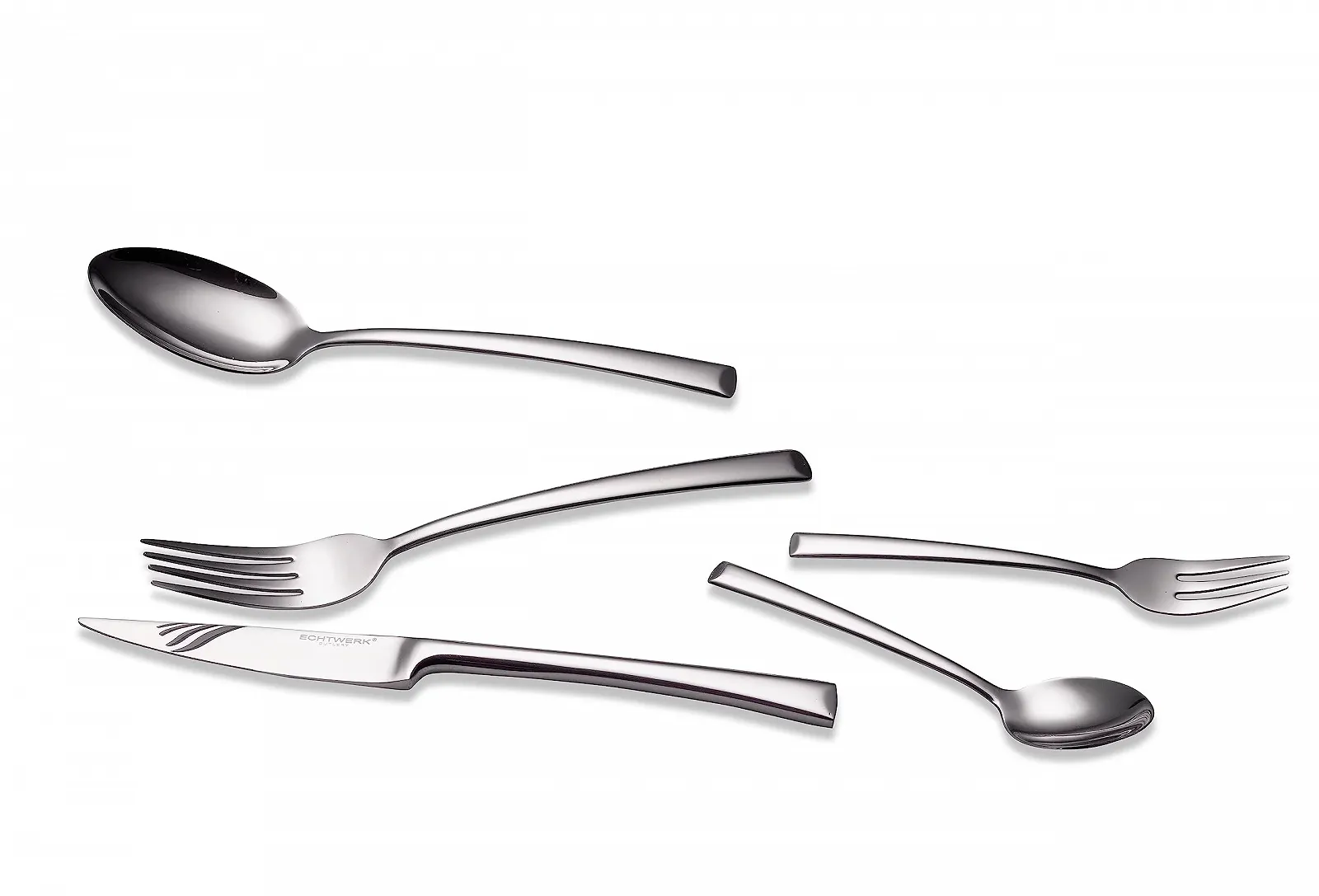 Набір столових приборів ECHTWERK Avelino 30 предметів Срібний, фото №2
