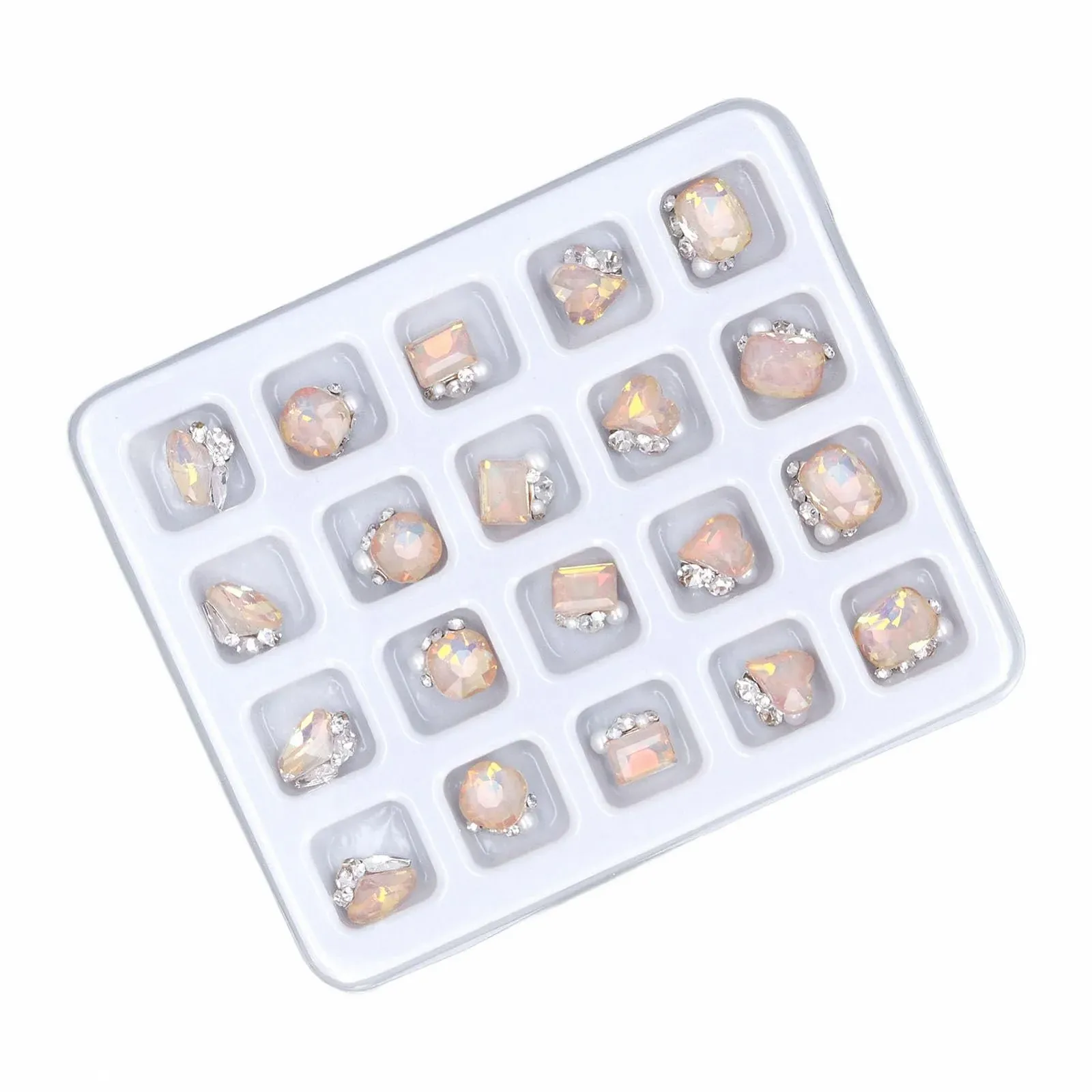 Стрази для манікюру 3D різних форм, (05), фото №8