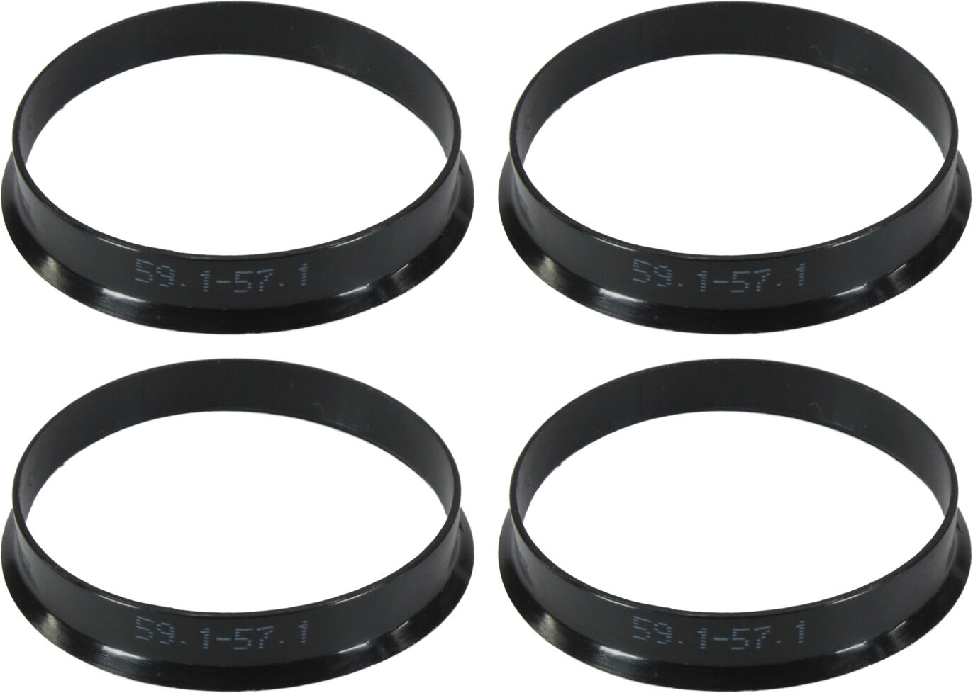 Кільця центрувальні для колісних дисків 59.1-57.1 Walline термопластик WL, фото №1