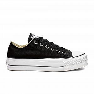 Кеды Converse Chuck Taylor All Star Lift OX Chucks 561681C Черные/Белые - Фото 1